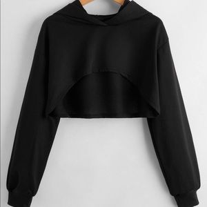sweatshirt crop top